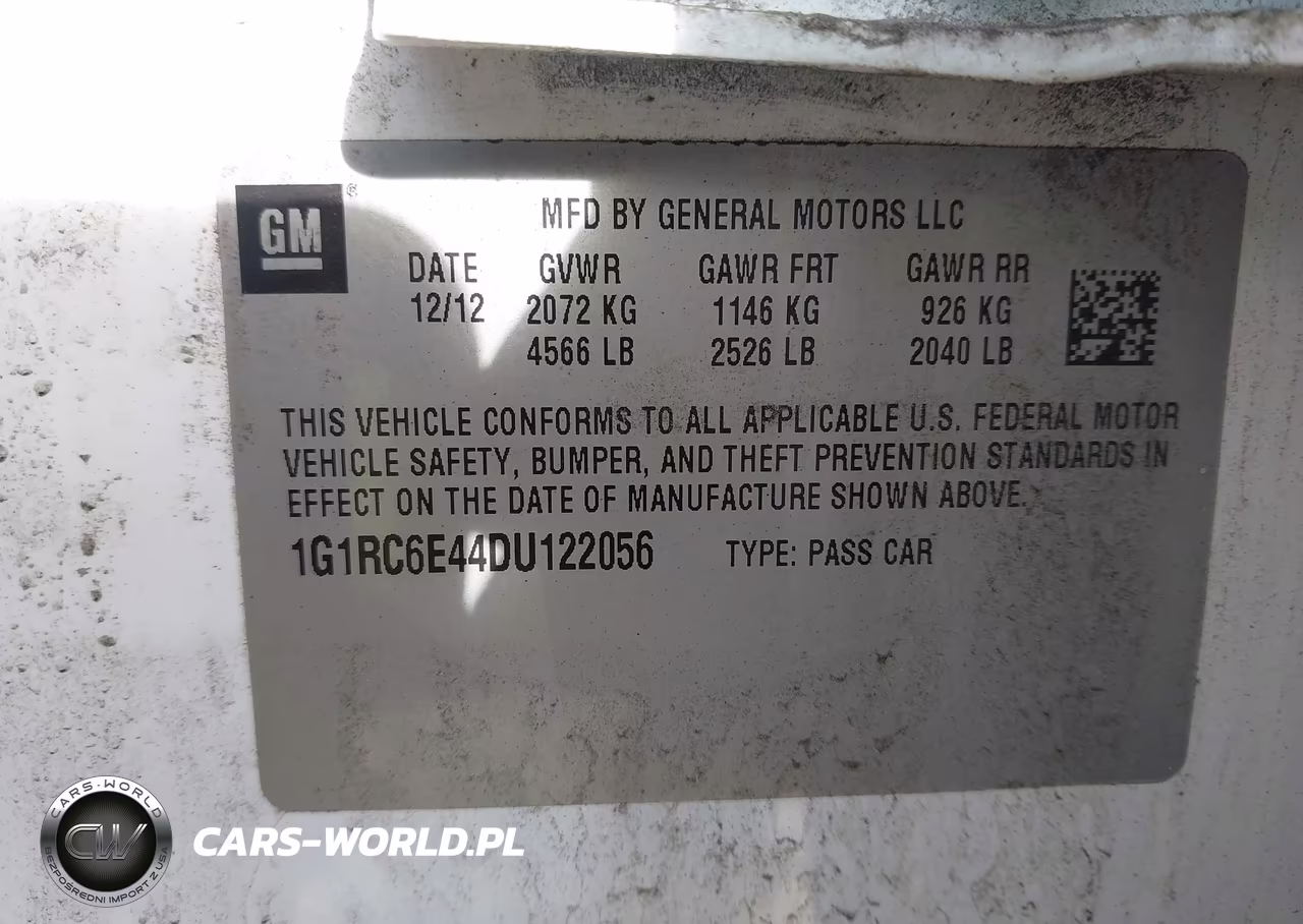 2013 Chevrolet Volt VIN:1G1RC6E44DU122056 - 9