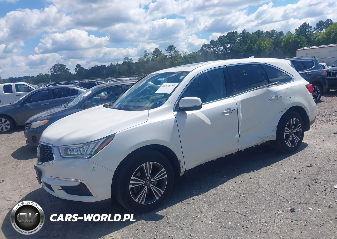 2017 Acura Mdx VIN:5FRYD4H35HB019555 - 2