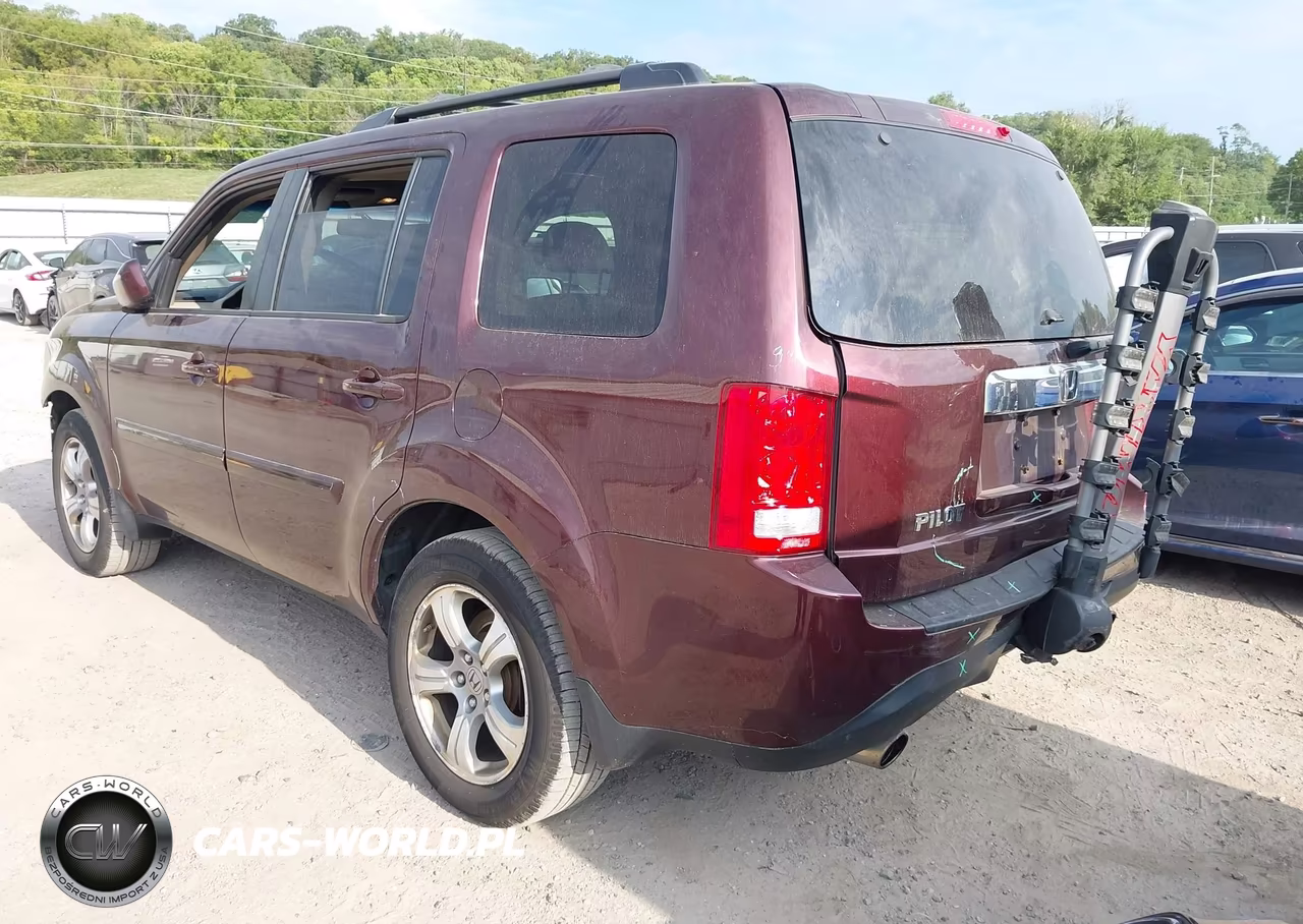 2015 Honda Pilot Ex-L VIN:5FNYF4H55FB049777 - 3