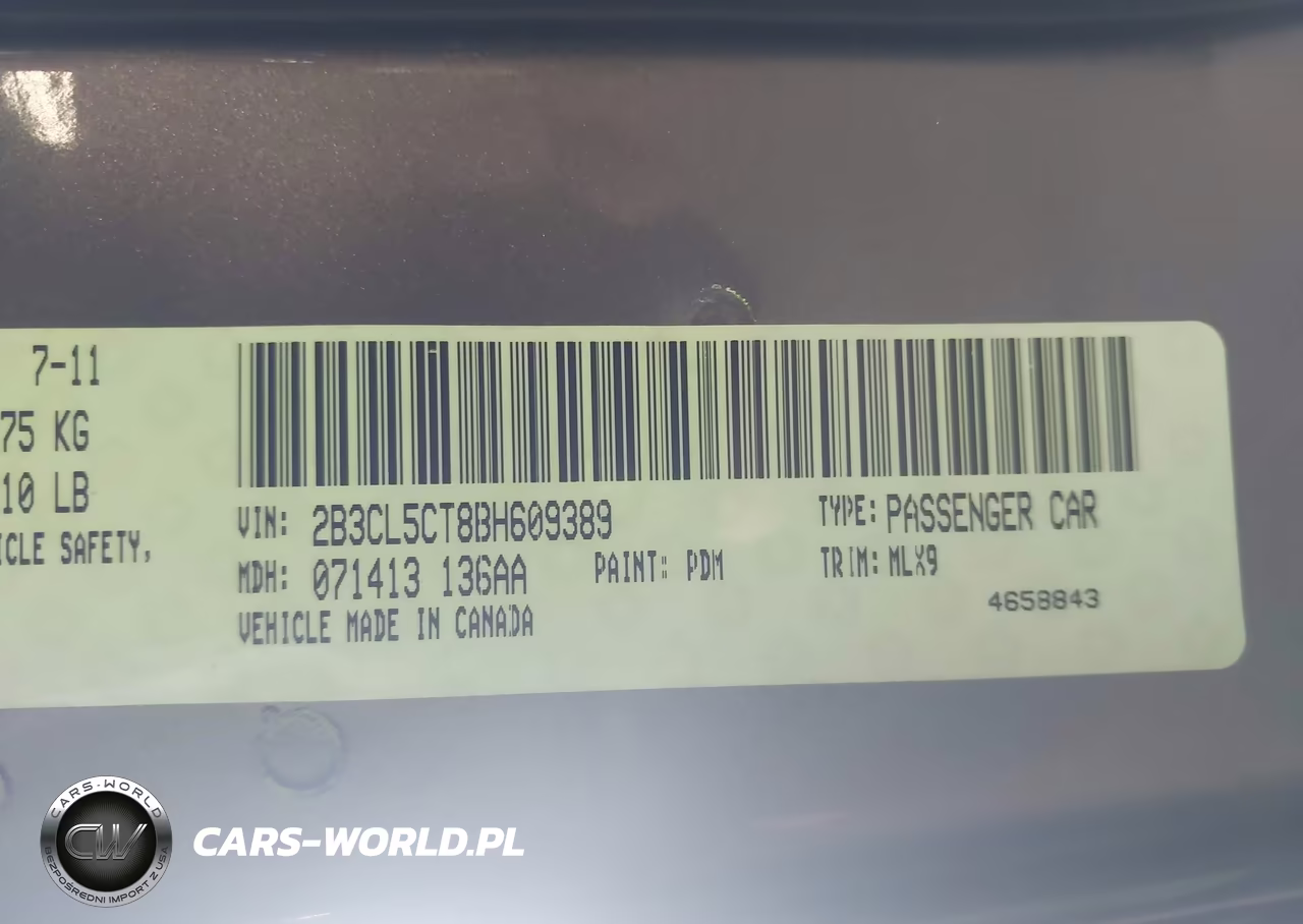 2011 Dodge Charger R-T VIN:2B3CL5CT8BH609389 - 9
