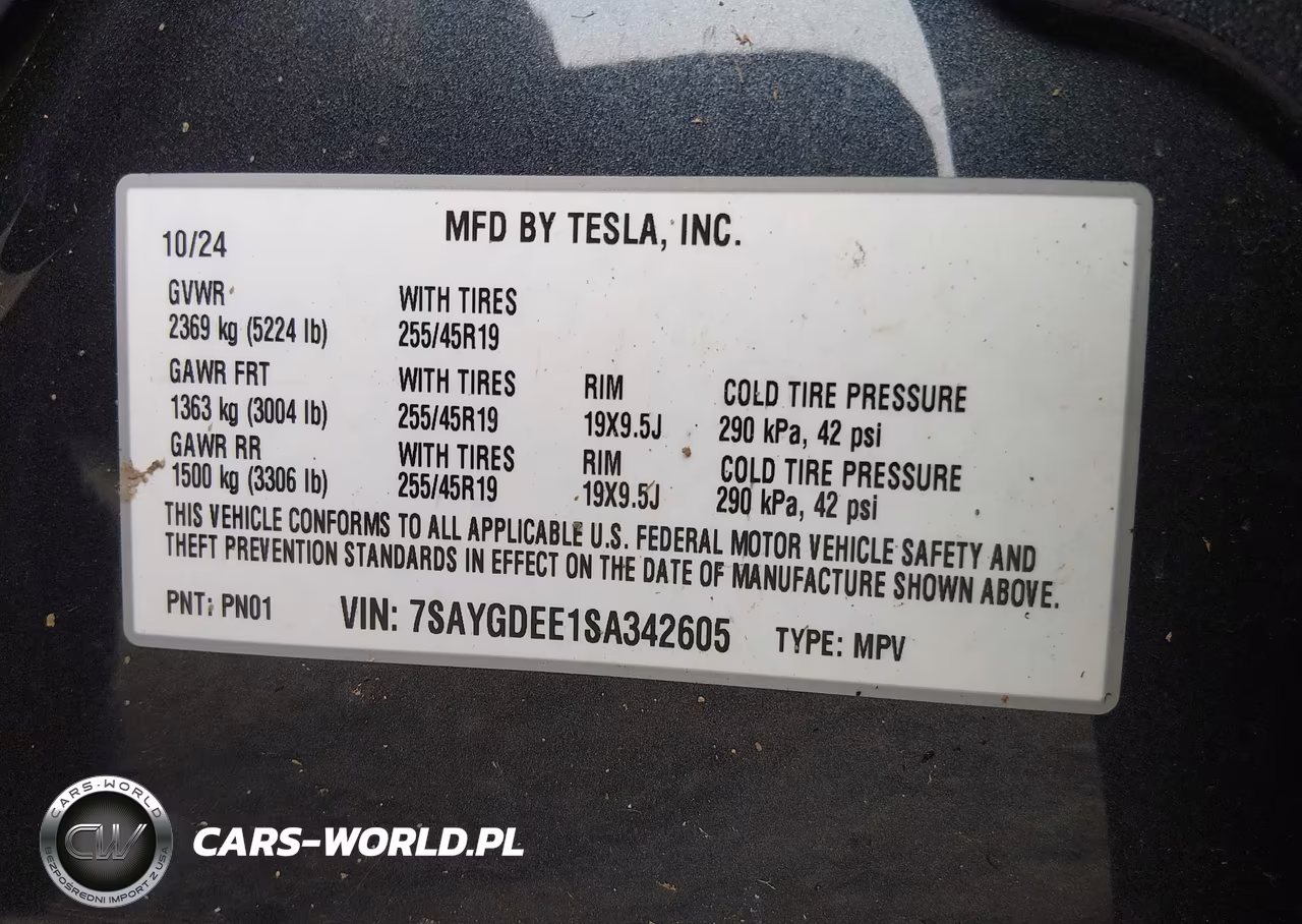 2025 Tesla Model Y Long Range Dual Motor All-Wheel Drive VIN:7SAYGDEE1SA342605 - 9