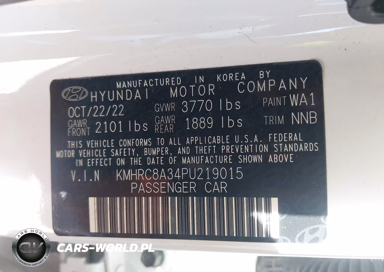 2023 Hyundai Venue Limited VIN:KMHRC8A34PU219015 - 9