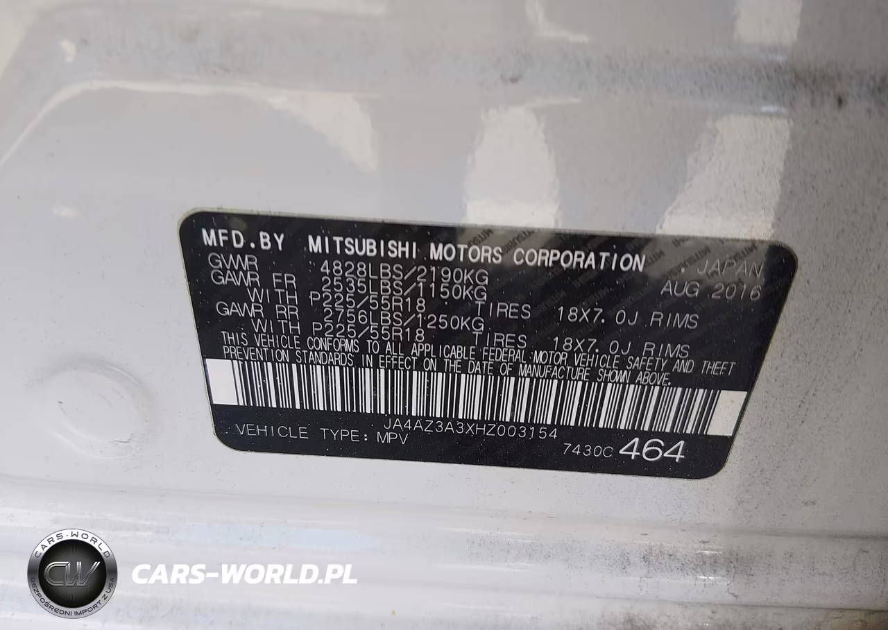 2017 Mitsubishi Outlander Sel VIN:JA4AZ3A3XHZ003154 - 9