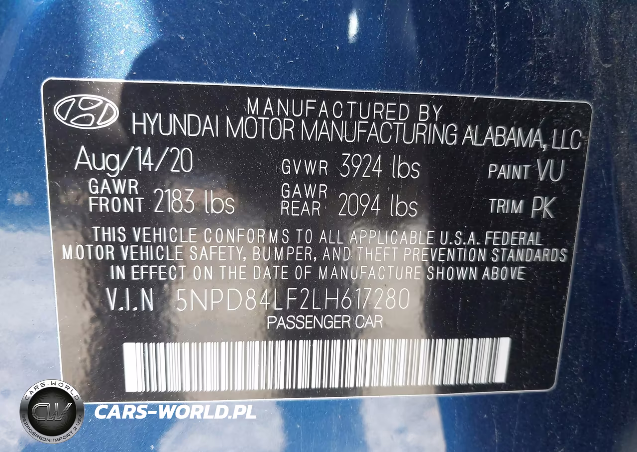 2020 Hyundai Elantra Value Edition VIN:5NPD84LF2LH617280 - 9