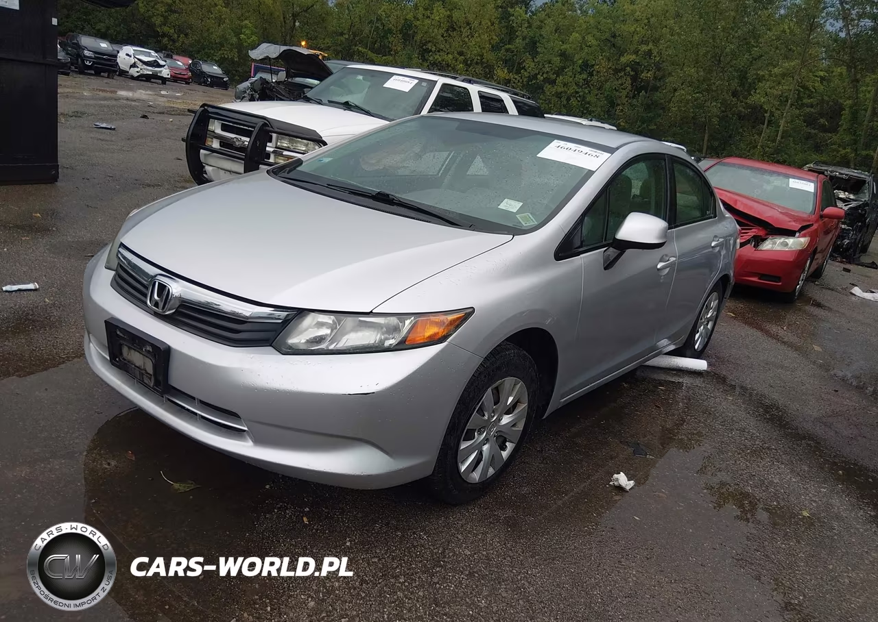2012 Honda Civic Lx VIN:19XFB2F57CE009583 - 2