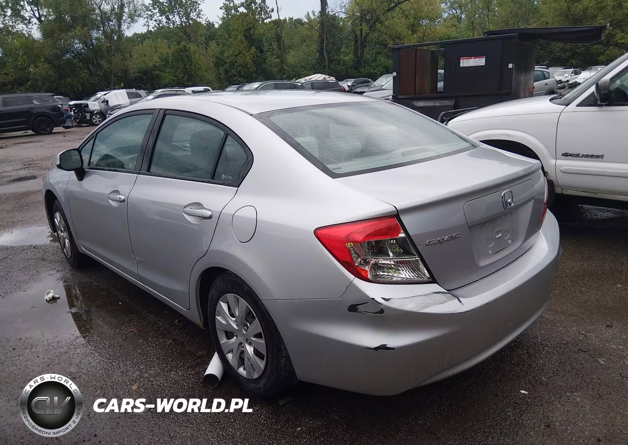 2012 Honda Civic Lx VIN:19XFB2F57CE009583 - 3