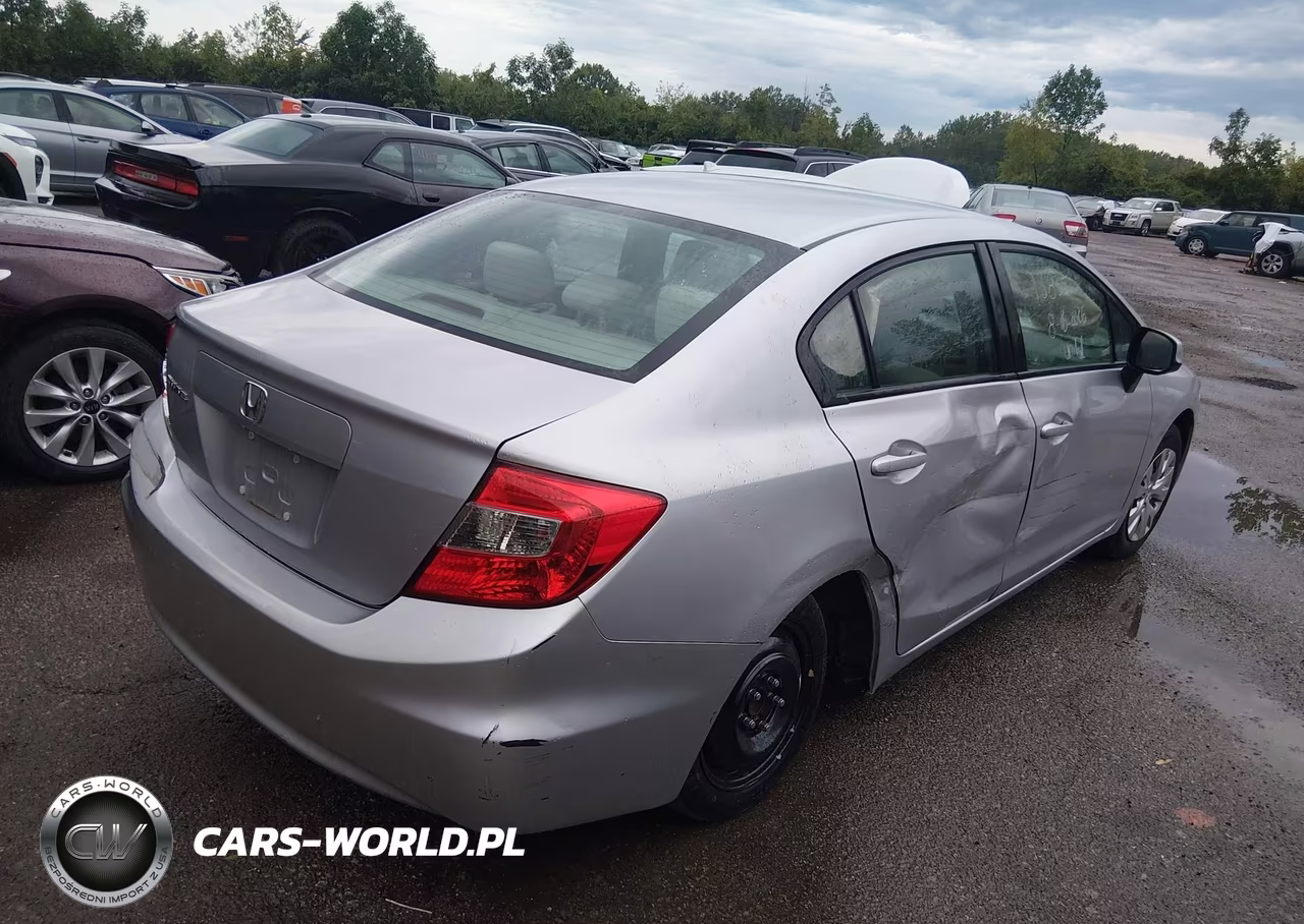 2012 Honda Civic Lx VIN:19XFB2F57CE009583 - 4