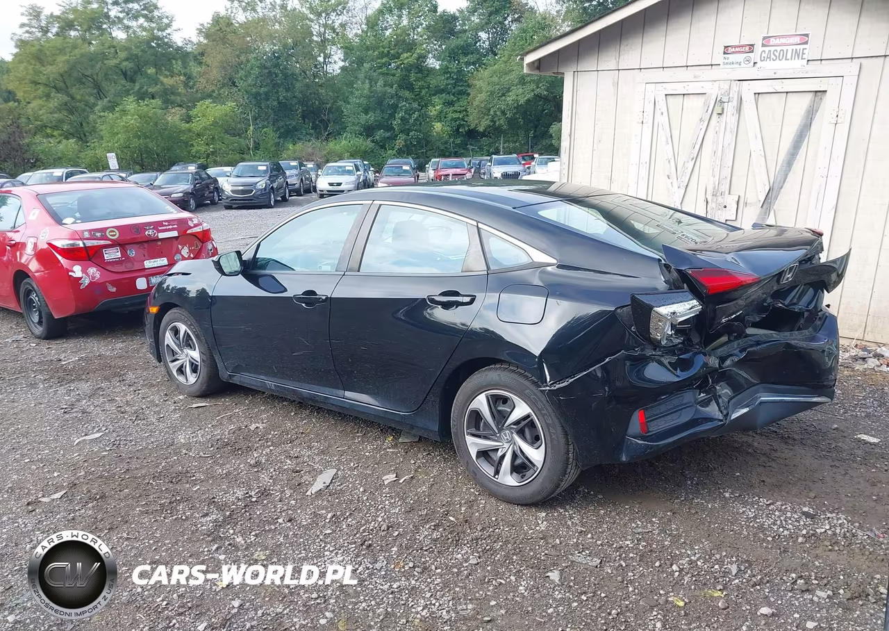 2019 Honda Civic Lx VIN:2HGFC2F67KH536632 - 3