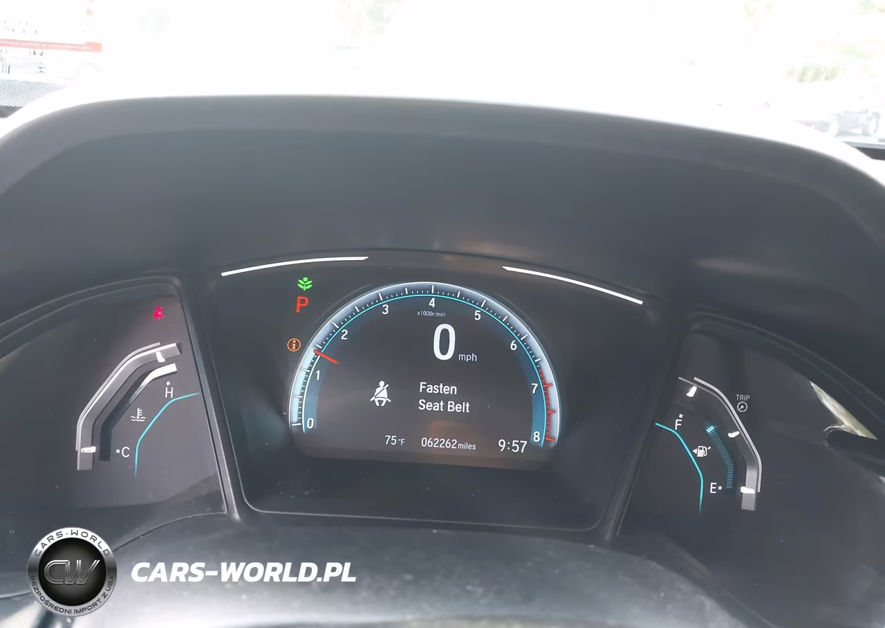 2019 Honda Civic Lx VIN:2HGFC2F67KH536632 - 7