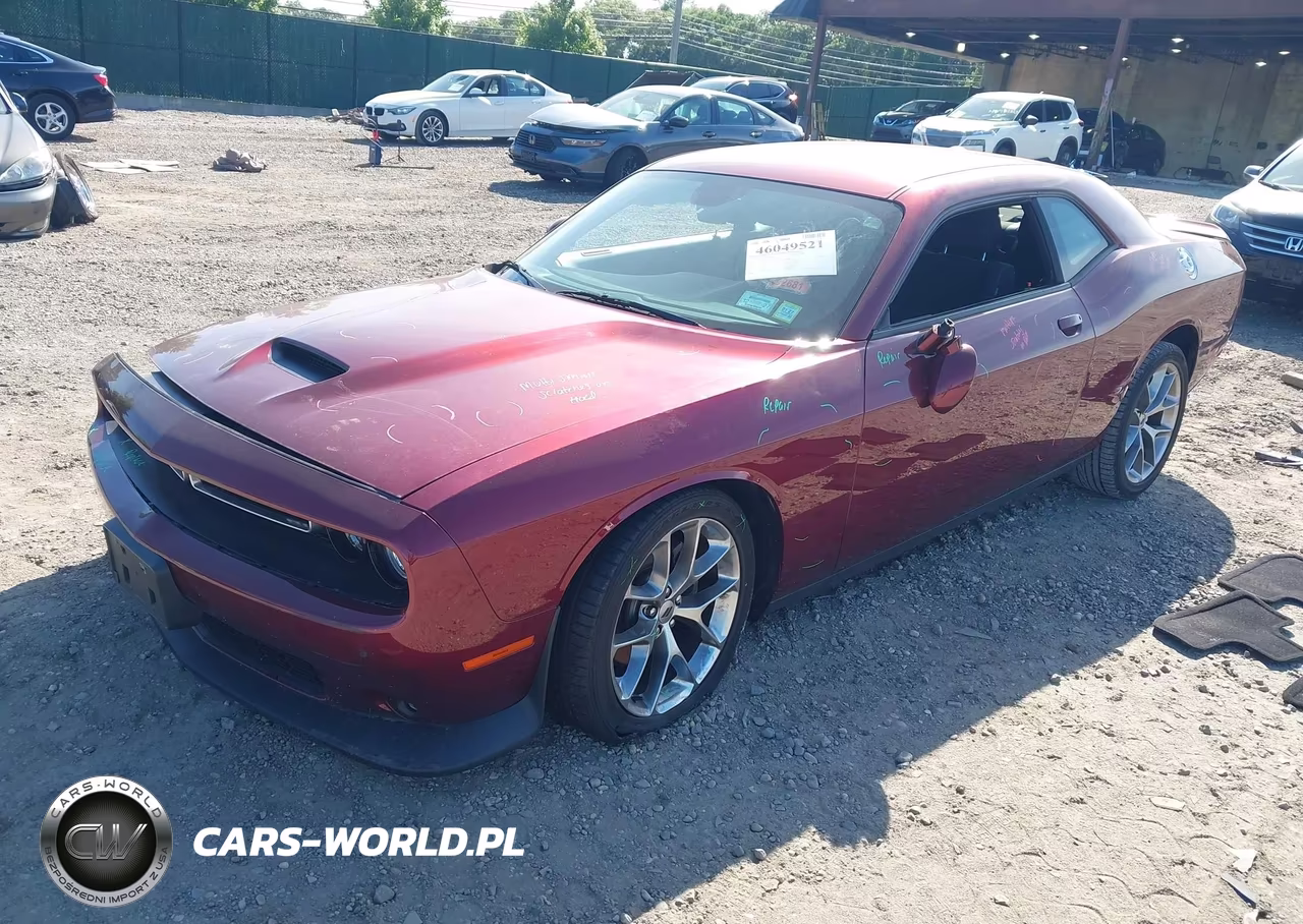 2021 Dodge Challenger Gt VIN:2C3CDZJG8MH651612 - 2