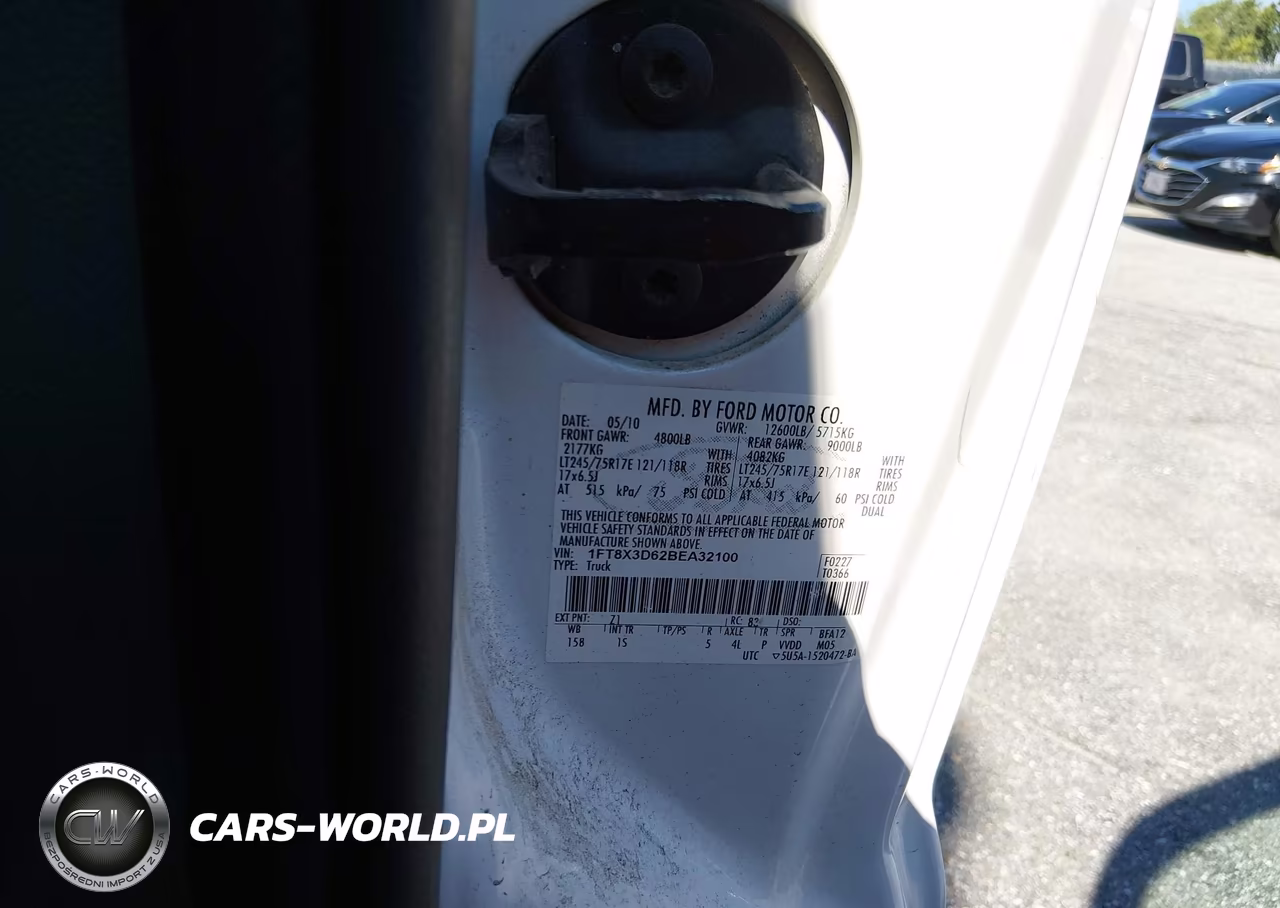 2011 Ford F-350 Xl VIN:1FT8X3D62BEA32100 - 9