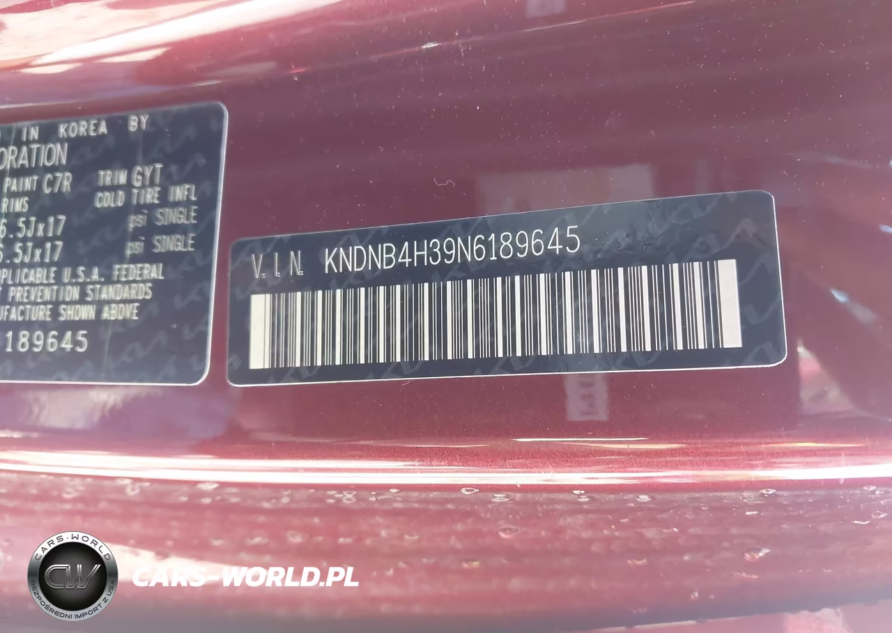 2022 Kia Carnival Mpv Lx Seat Package VIN:KNDNB4H39N6189645 - 9
