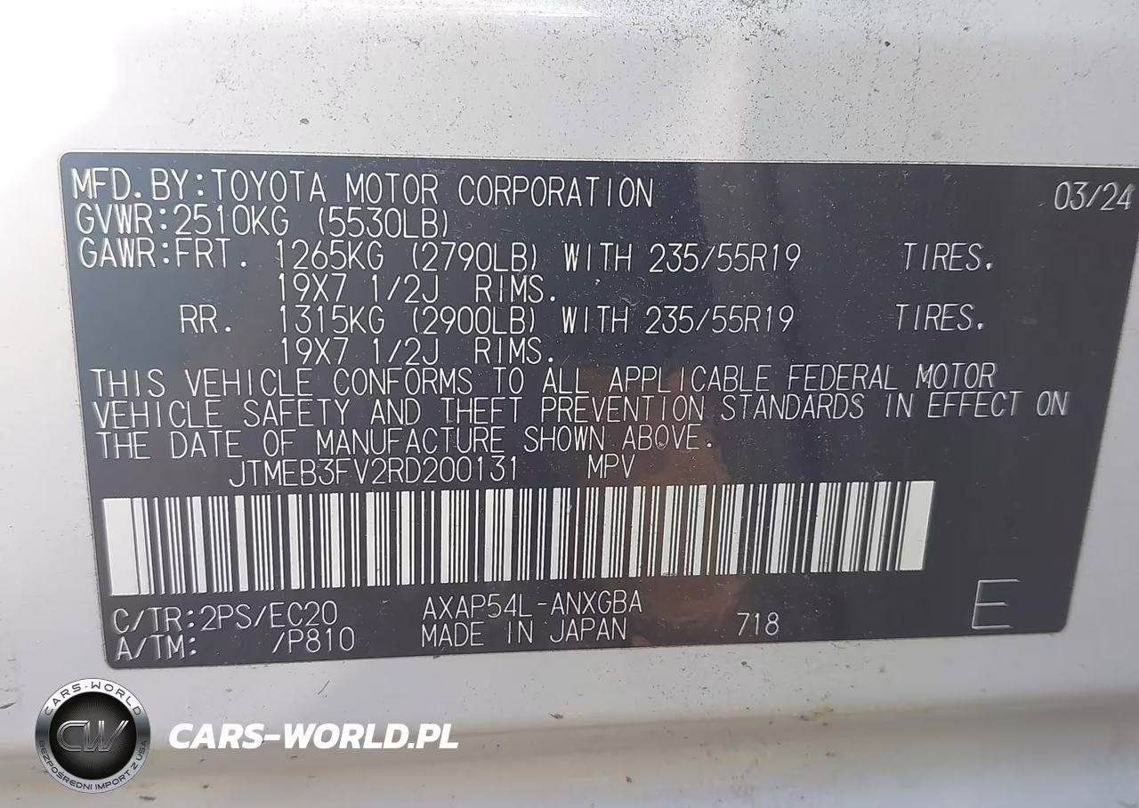 2024 Toyota Rav4 Prime Xse VIN:JTMEB3FV2RD200131 - 9