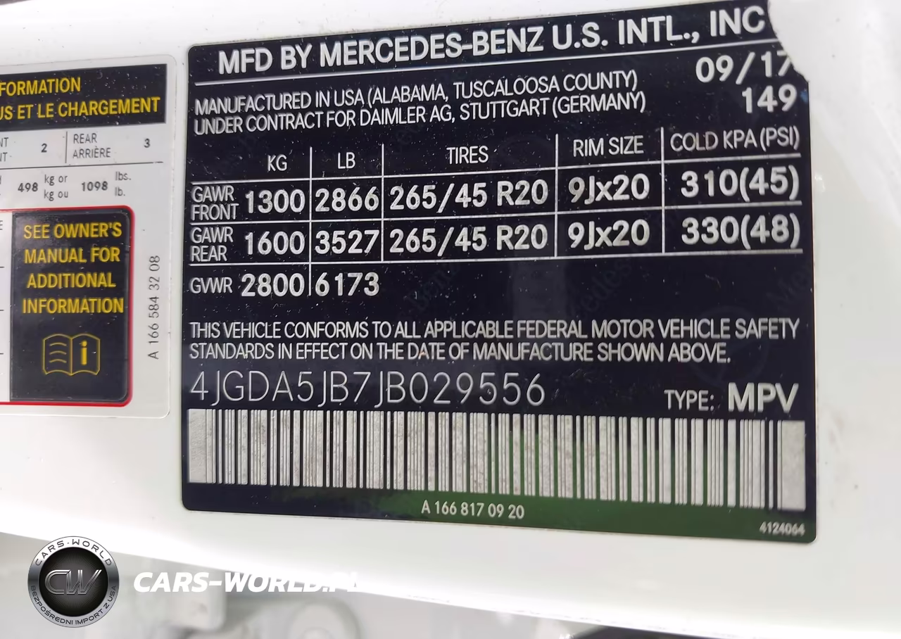 2018 Mercedes-Benz Gle 350 VIN:4JGDA5JB7JB029556 - 9