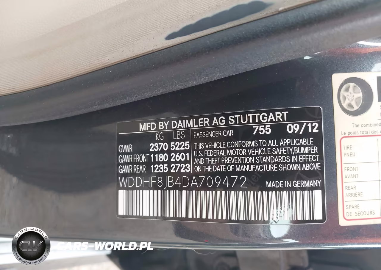 2013 Mercedes-Benz E 350 4Matic VIN:WDDHF8JB4DA709472 - 9