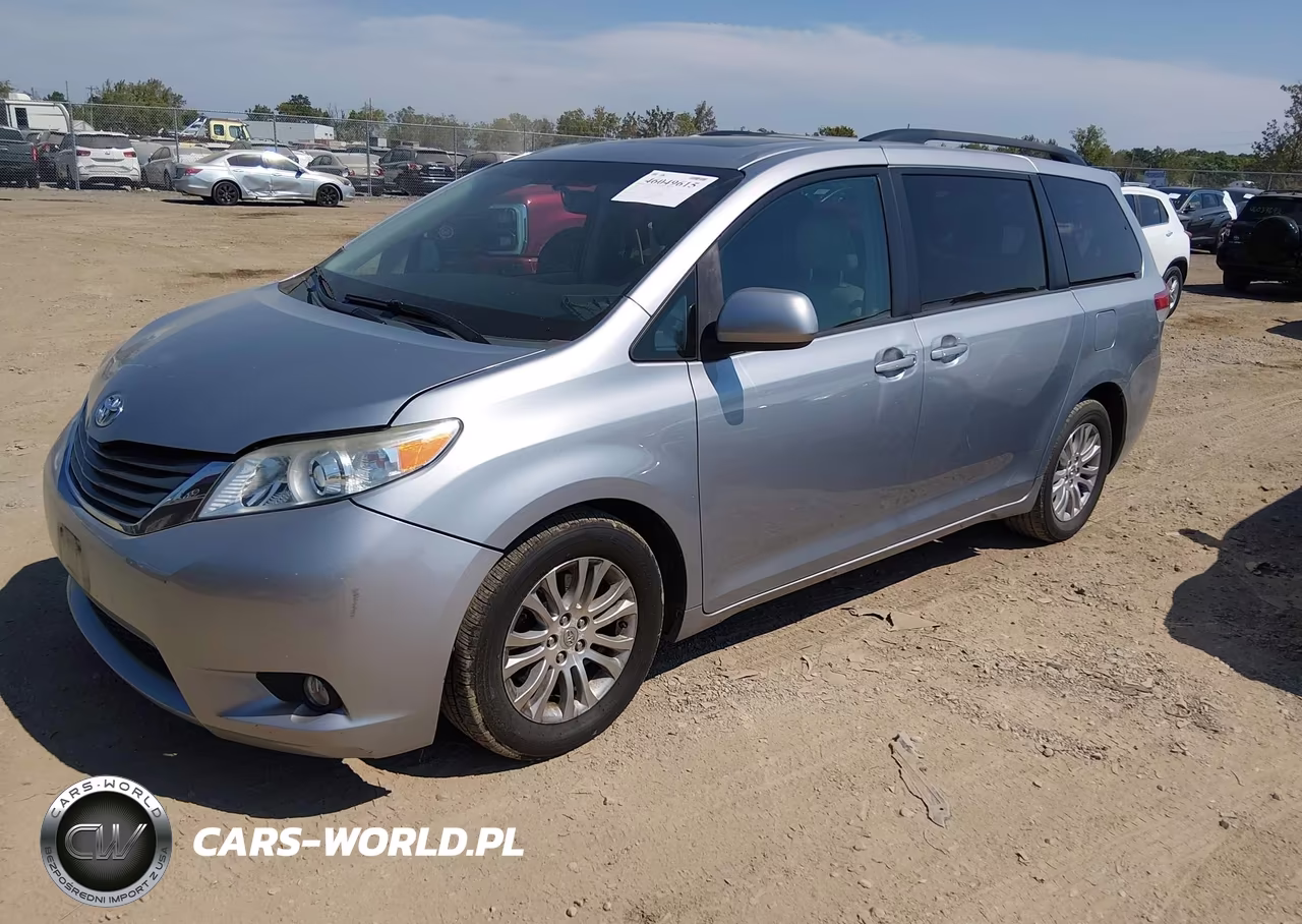 2012 Toyota Sienna Xle V6 8 Passenger VIN:5TDYK3DC5CS230217 - 2