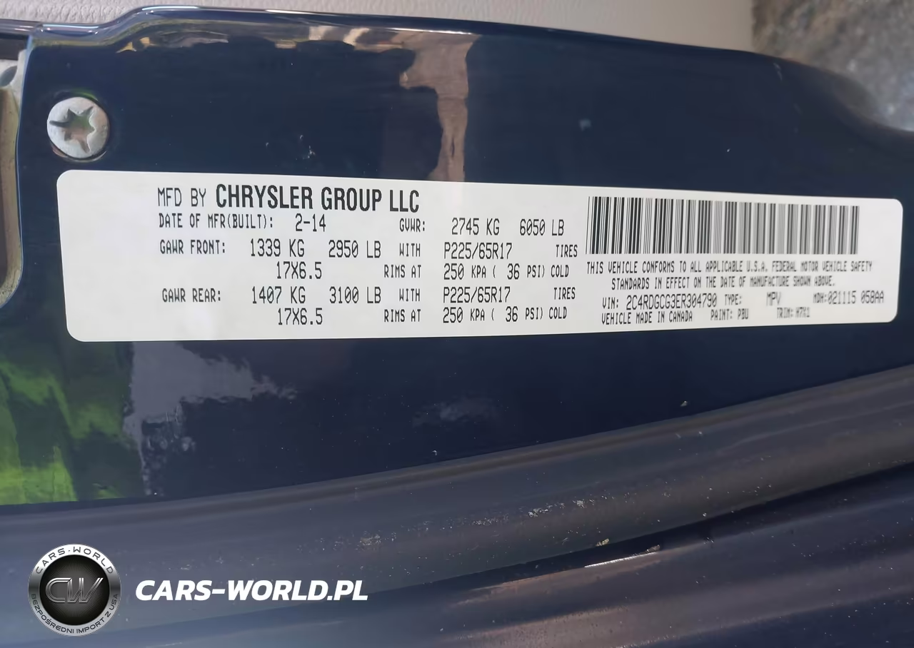 2014 Dodge Grand Caravan Sxt VIN:2C4RDGCG3ER304790 - 9
