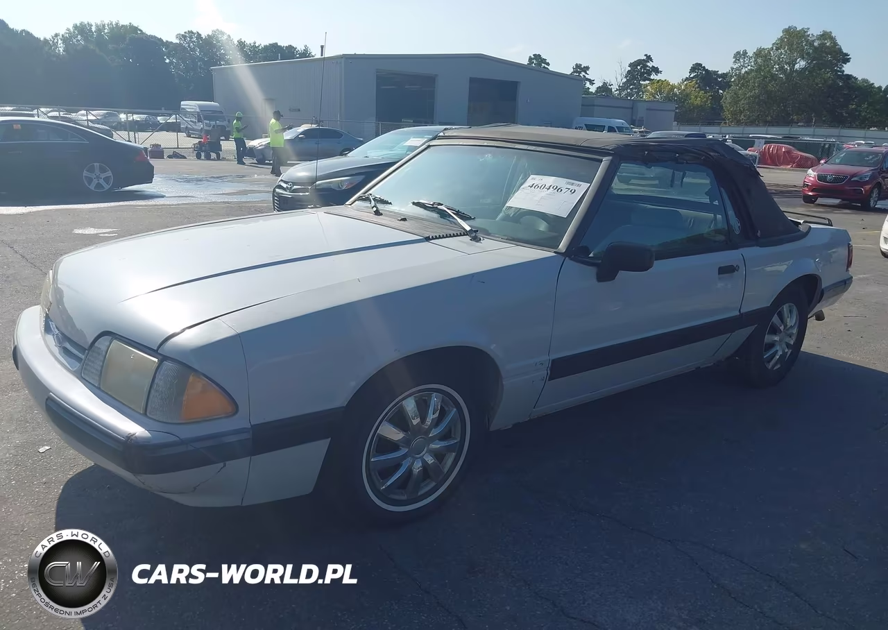 1989 Ford Mustang Lx VIN:1FABP44A5KF195565 - 2