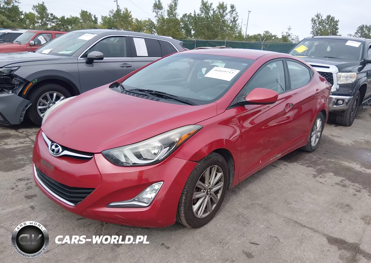 2014 Hyundai Elantra Se VIN:KMHDH4AE8EU087380 - 2
