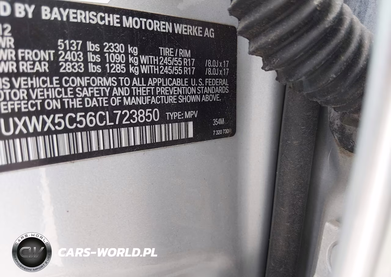 2012 BMW X3 xDrive28I VIN:5UXWX5C56CL723850 - 9