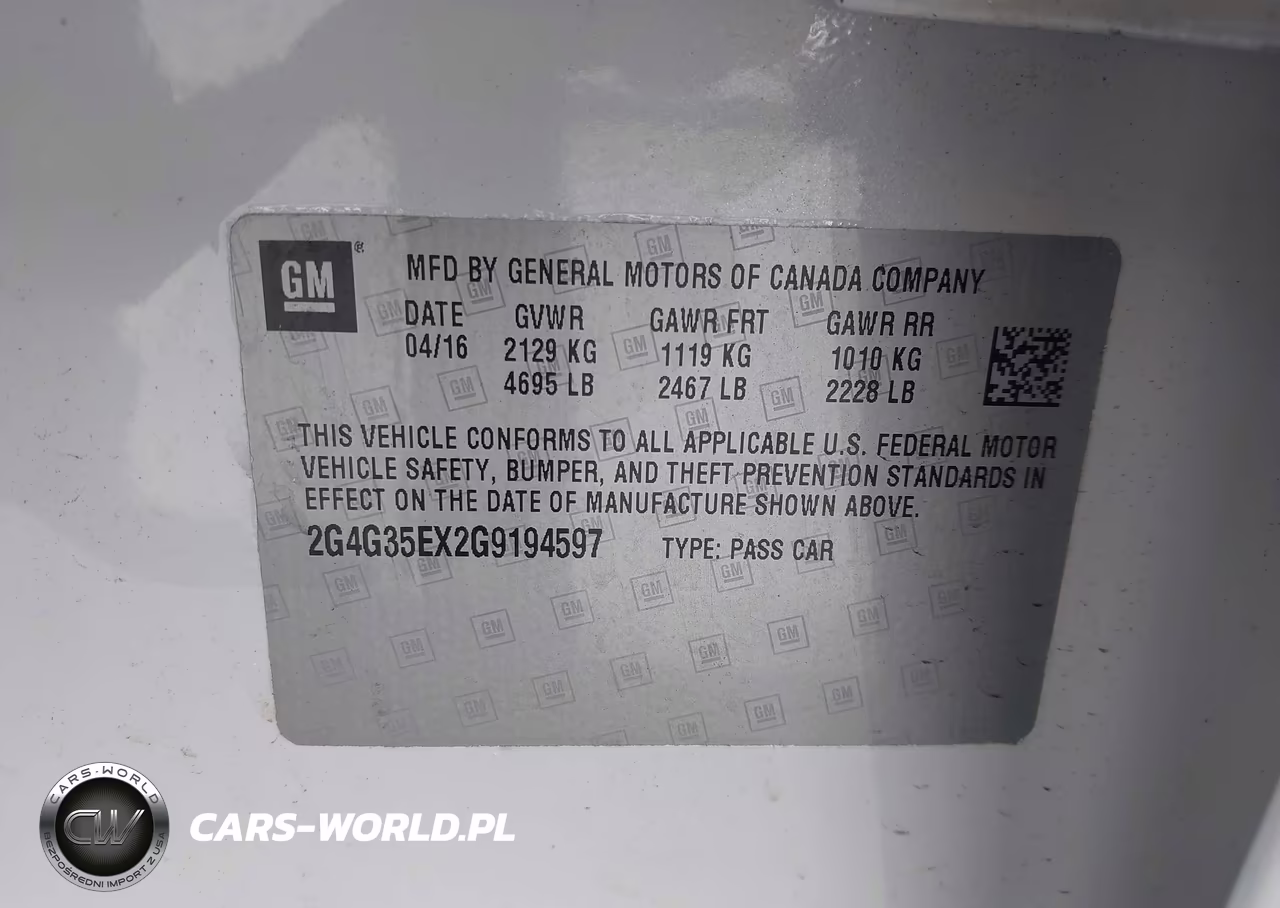 2016 Buick Regal Turbo Sport Touring VIN:2G4G35EX2G9194597 - 9