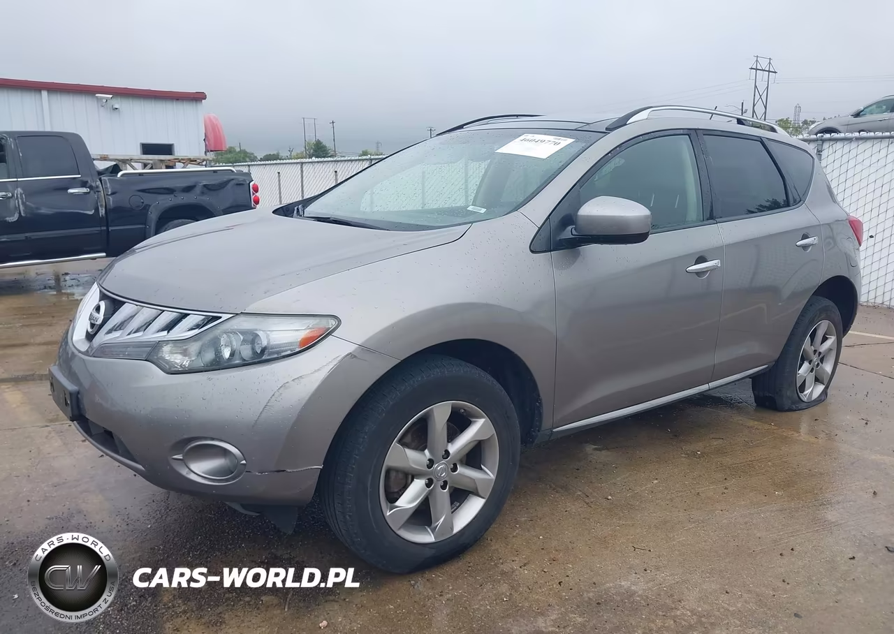2010 Nissan Murano Sl VIN:JN8AZ1MW5AW136836 - 2