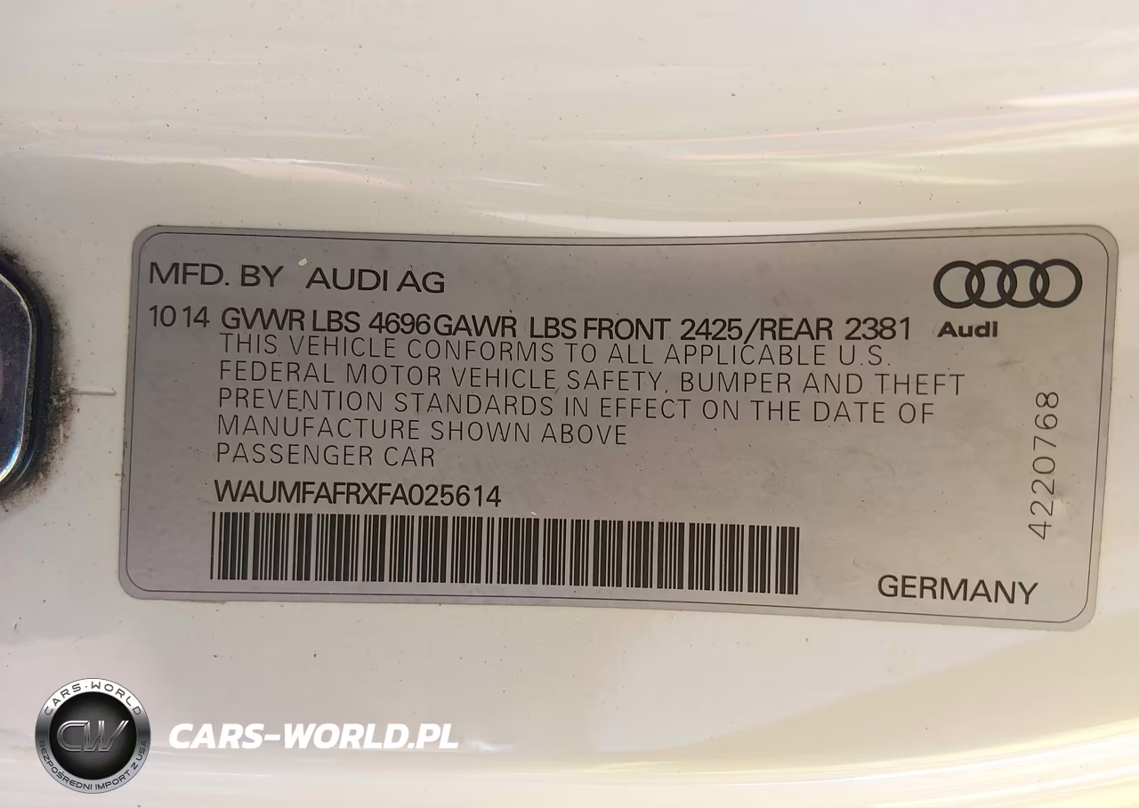 2015 Audi A5 2.0T Premium VIN:WAUMFAFRXFA025614 - 9