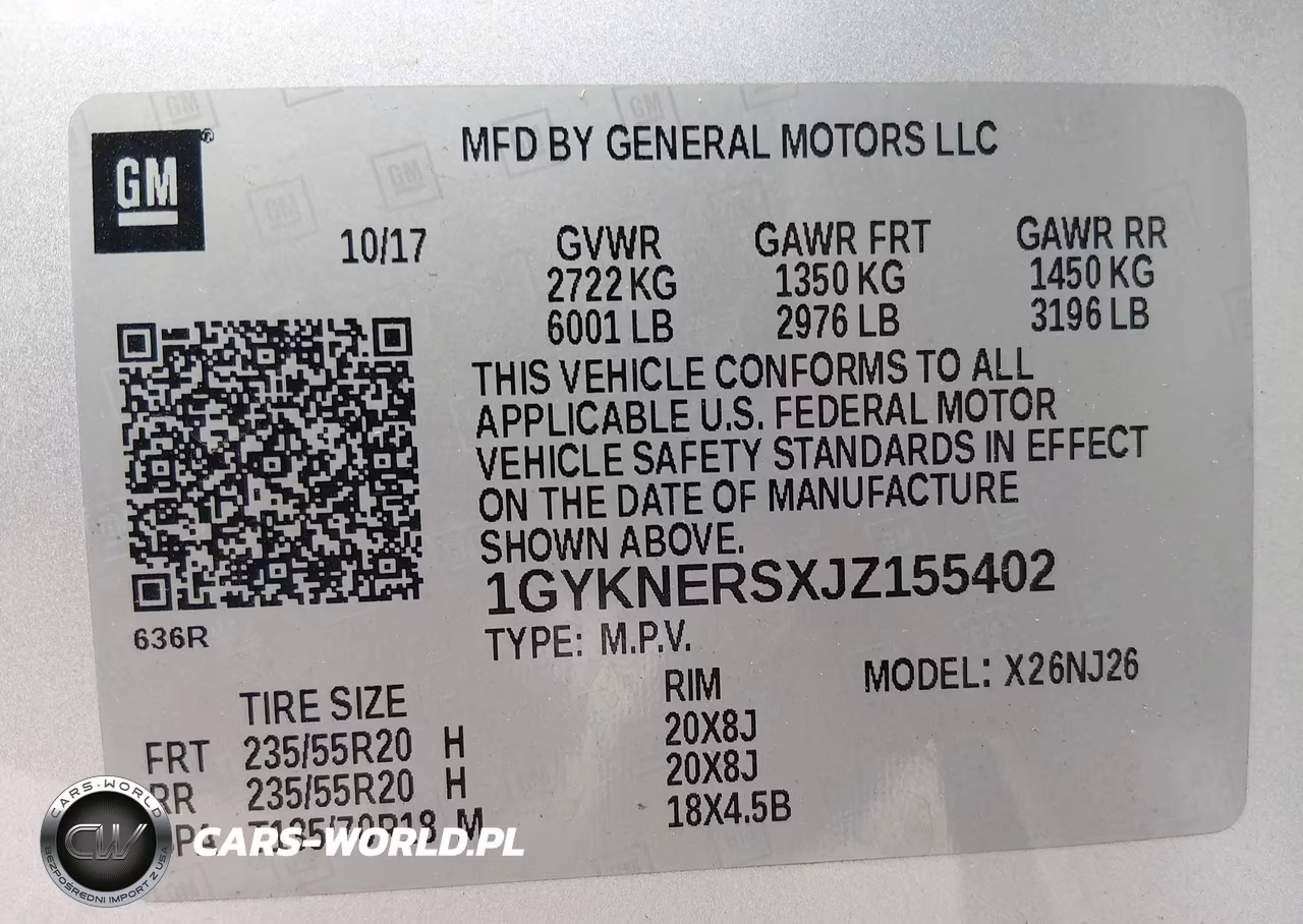 2018 Cadillac Xt5 Premium Luxury VIN:1GYKNERSXJZ155402 - 9