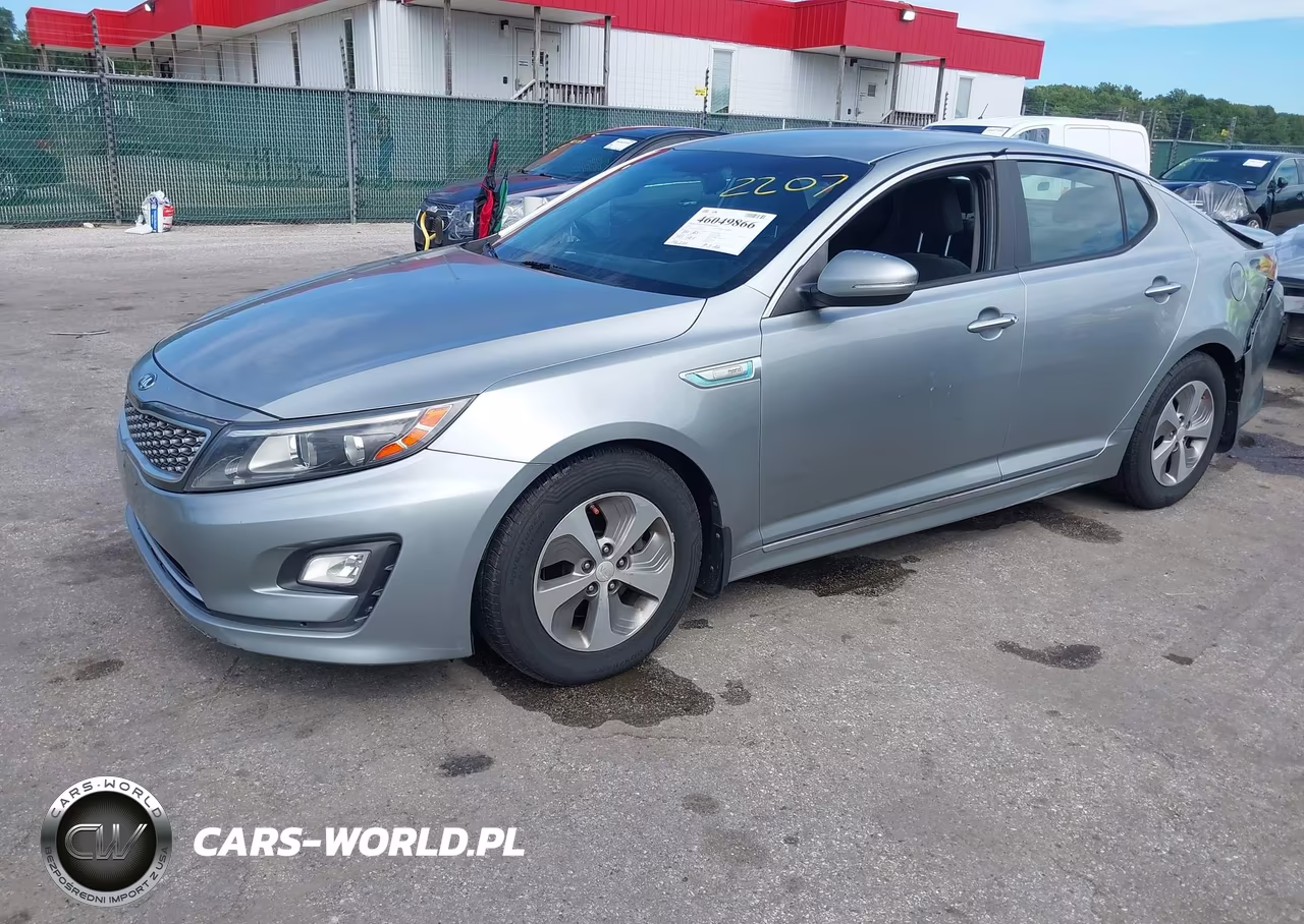 2015 Kia Optima Hybrid VIN:KNAGM4AD6F5082207 - 2