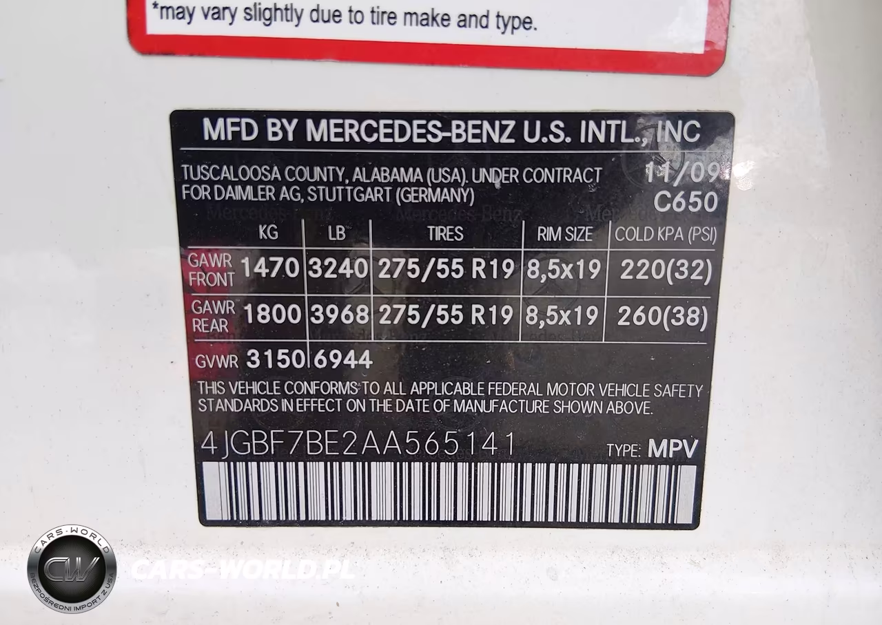 2010 Mercedes-Benz Gl 450 4Matic VIN:4JGBF7BE2AA565141 - 9