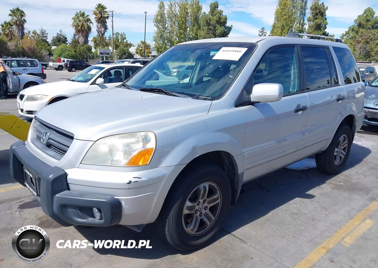 2003 Honda Pilot Ex-L VIN:2HKYF187X3H566229 - 2