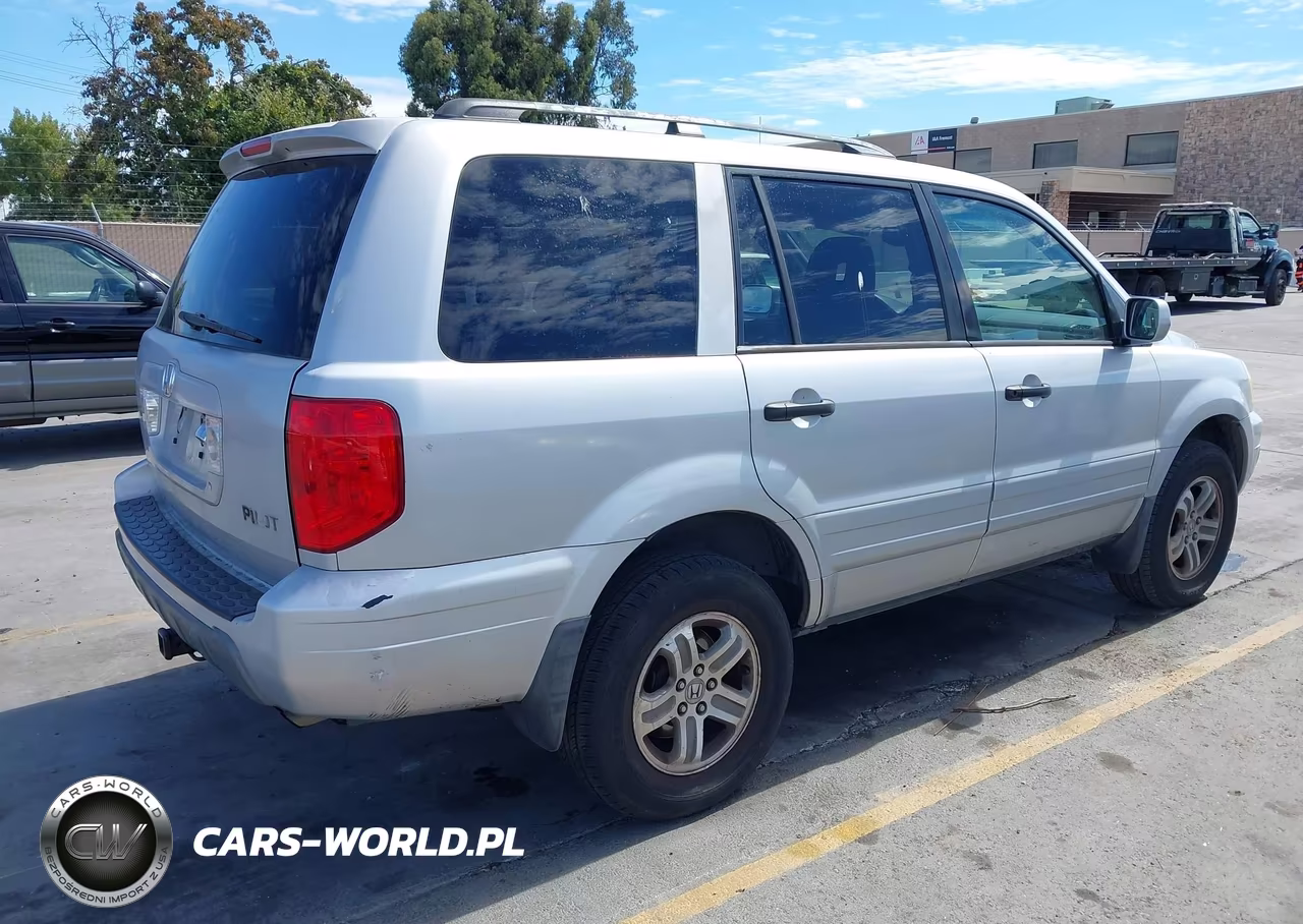 2003 Honda Pilot Ex-L VIN:2HKYF187X3H566229 - 4