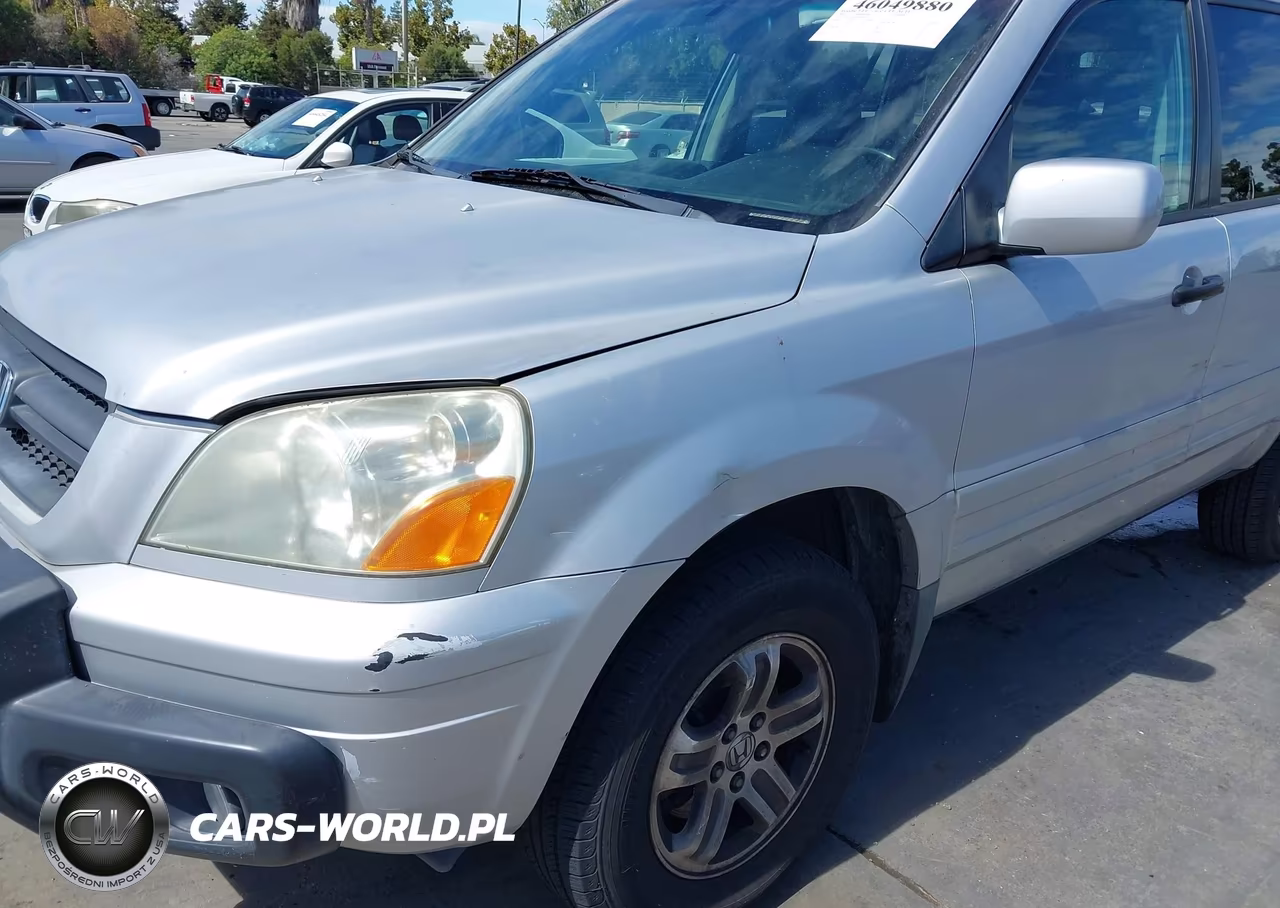 2003 Honda Pilot Ex-L VIN:2HKYF187X3H566229 - 6