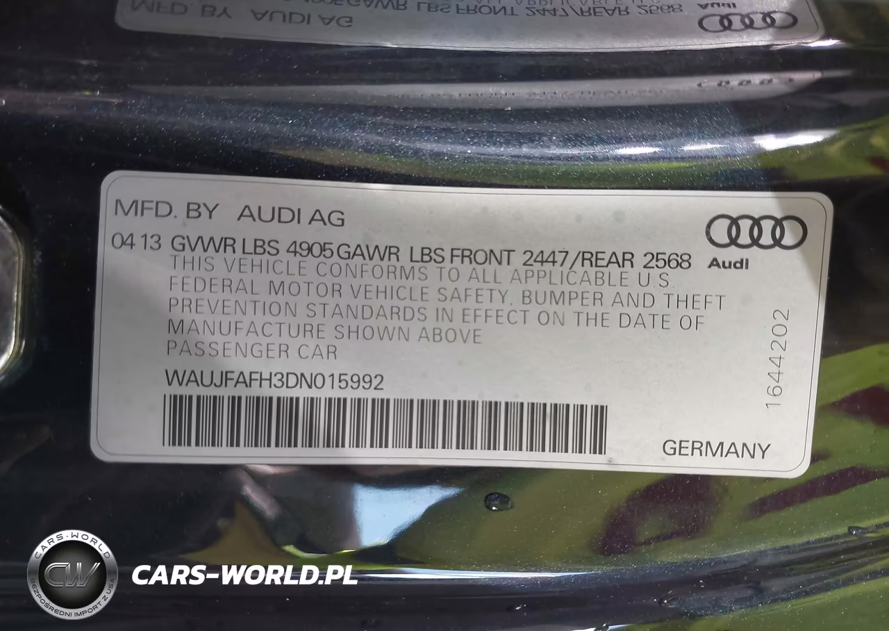 2013 Audi A5 2.0T Premium VIN:WAUJFAFH3DN015992 - 9