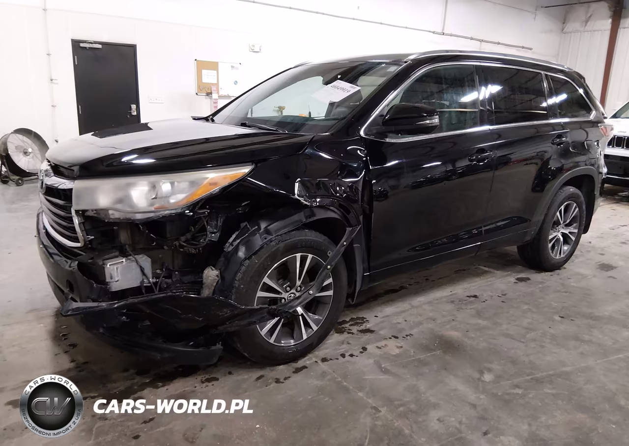 2016 Toyota Highlander Xle V6 VIN:5TDJKRFHXGS297074 - 2