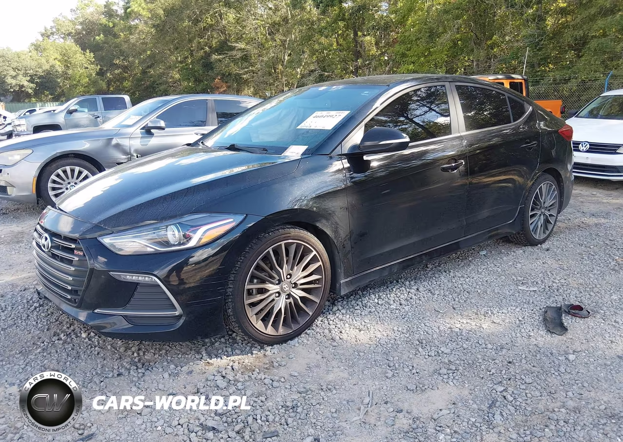 2018 Hyundai Elantra Sport VIN:KMHD04LB4JU498652 - 2