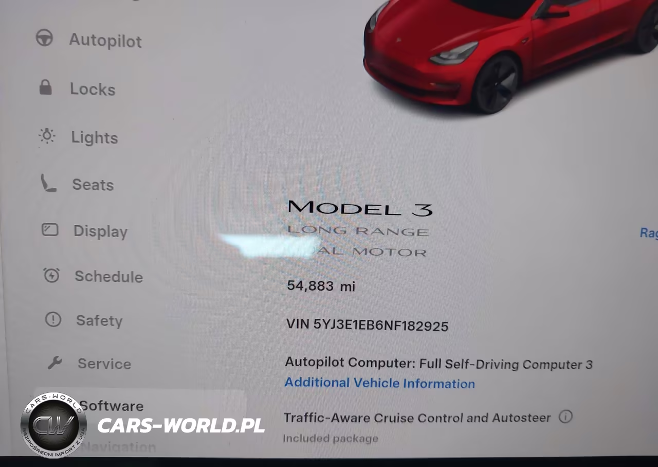 2022 Tesla Model 3 Long Range Dual Motor All-Wheel Drive VIN:5YJ3E1EB6NF182925 - 7