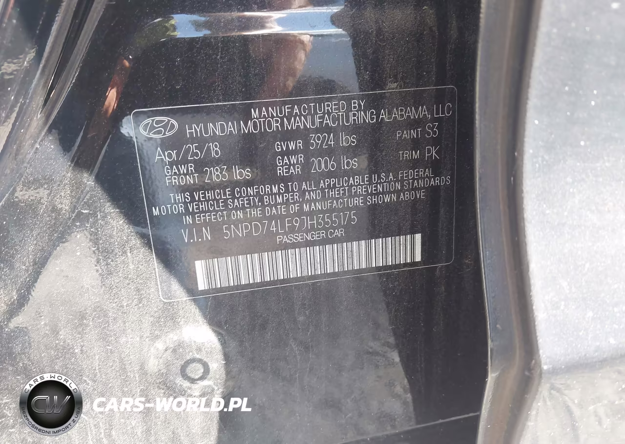 2018 Hyundai Elantra Se VIN:5NPD74LF9JH355175 - 9