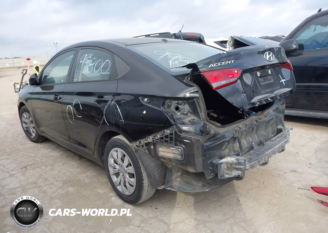 2021 Hyundai Accent Se VIN:3KPC24A62ME128951 - 3