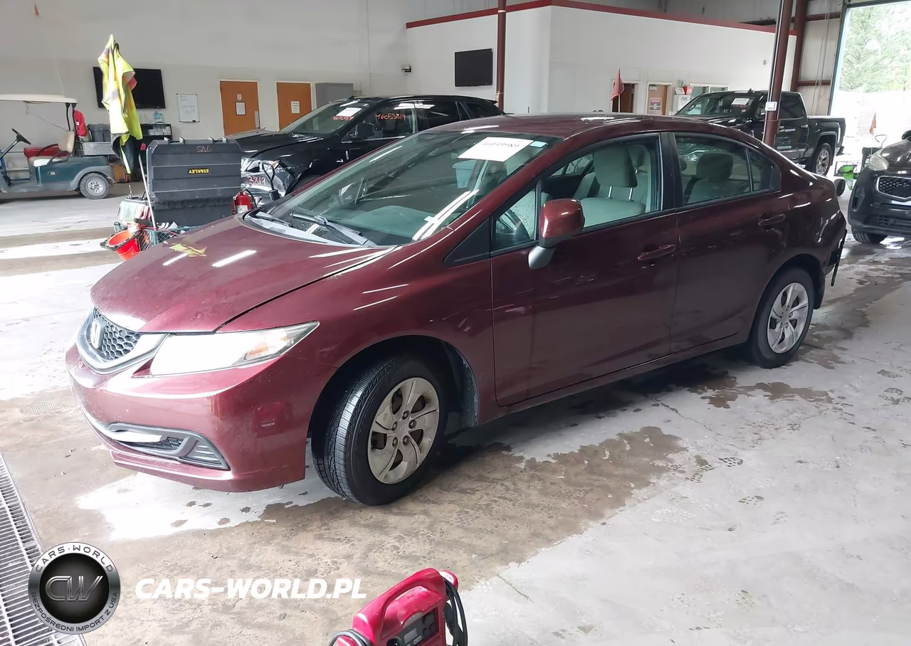 2013 Honda Civic Lx VIN:19XFB2F58DE066277 - 2