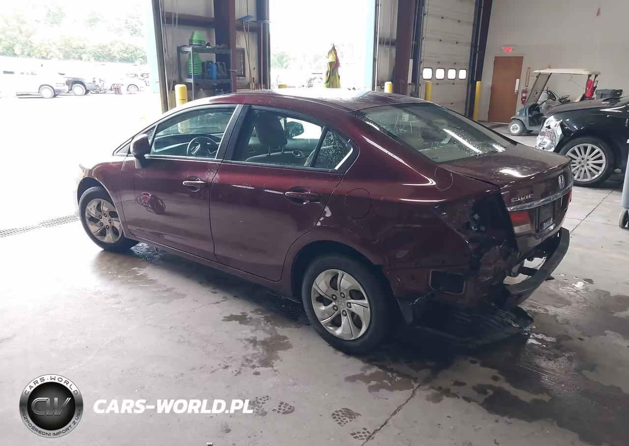 2013 Honda Civic Lx VIN:19XFB2F58DE066277 - 3