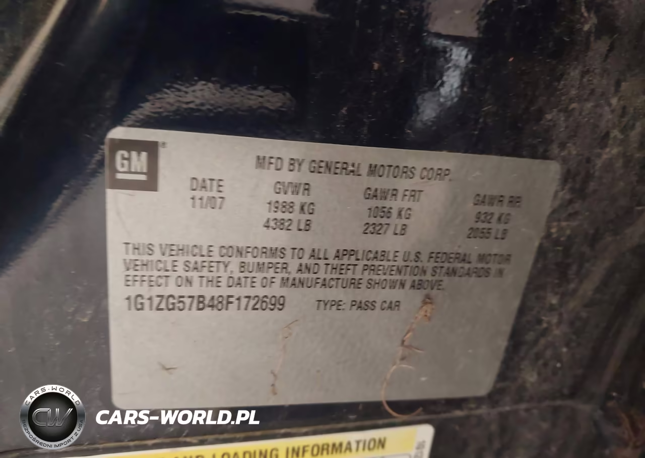 2008 Chevrolet Malibu Ls VIN:1G1ZG57B48F172699 - 9