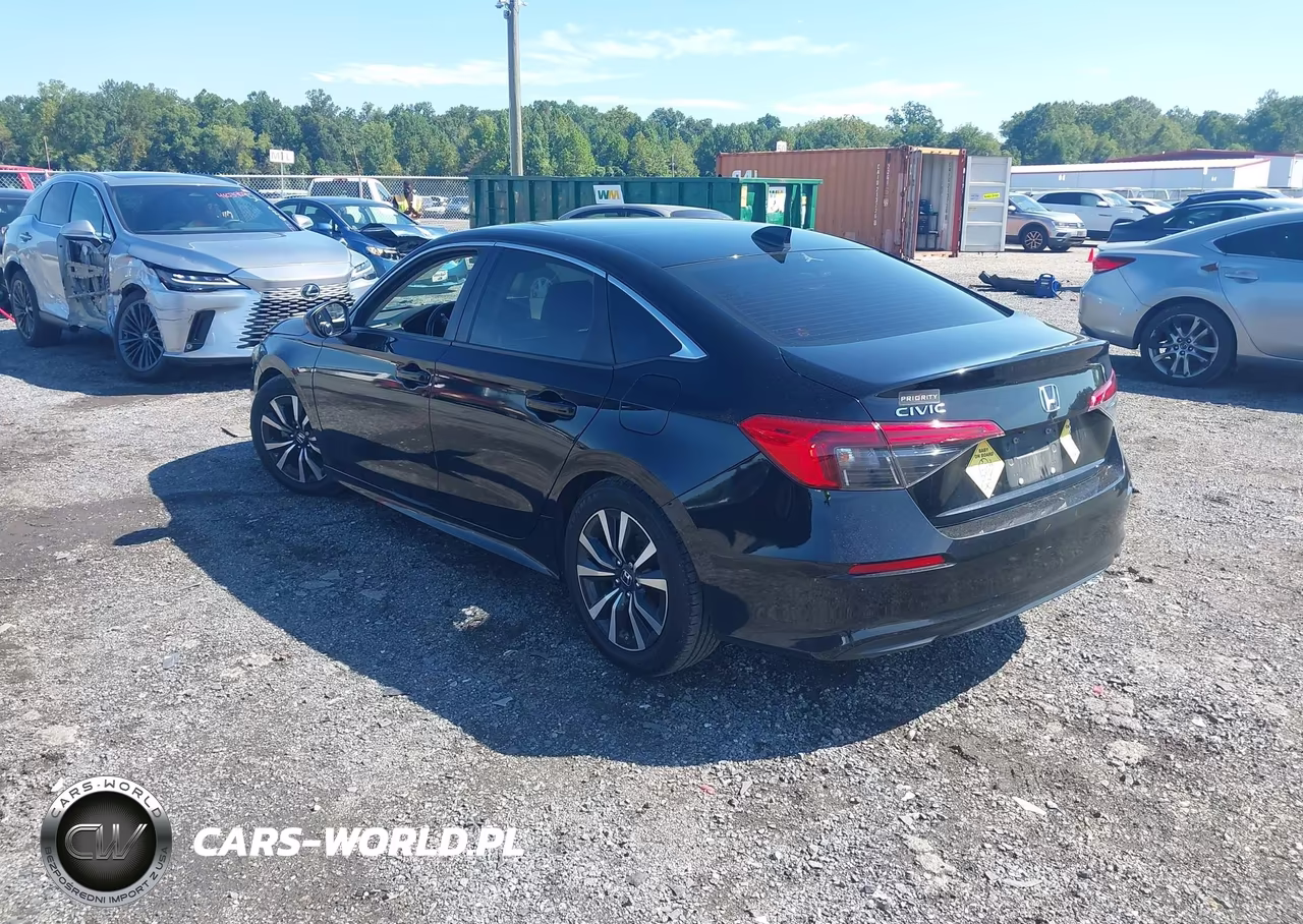 2022 Honda Civic Ex VIN:JHMFE1F75NX009313 - 3