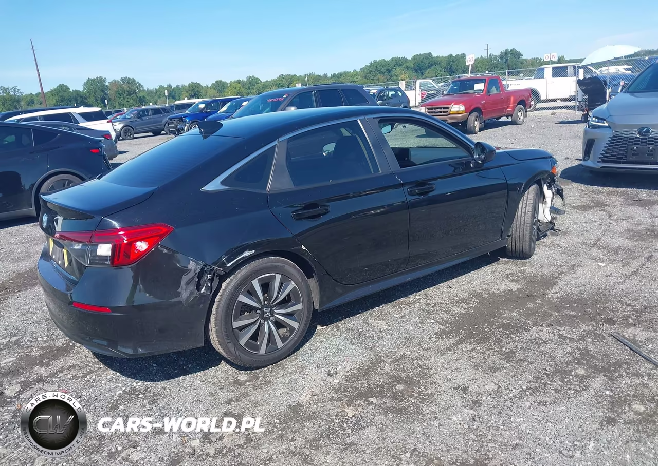 2022 Honda Civic Ex VIN:JHMFE1F75NX009313 - 4