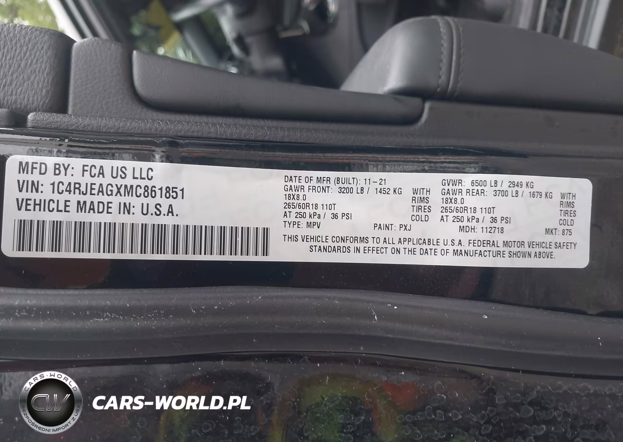 2021 Jeep Grand Cherokee Laredo X 4X2 VIN:1C4RJEAGXMC861851 - 9