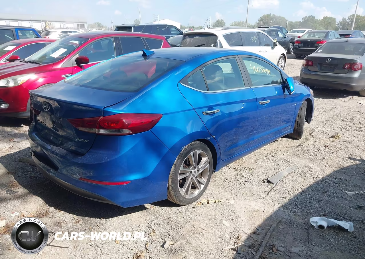 2017 Hyundai Elantra Limited VIN:5NPD84LF1HH114914 - 4