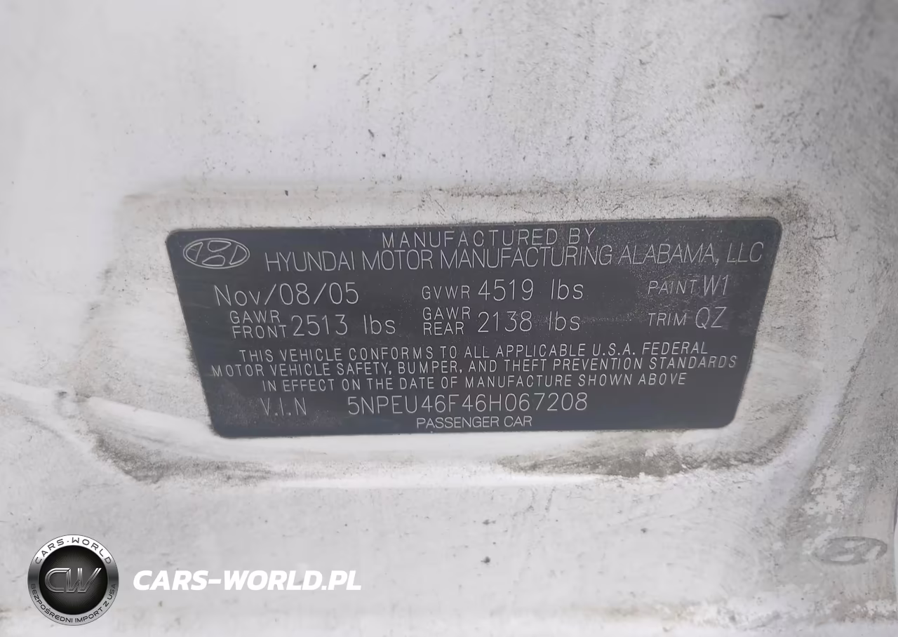 2006 Hyundai Sonata Gls V6-Lx V6 VIN:5NPEU46F46H067208 - 9