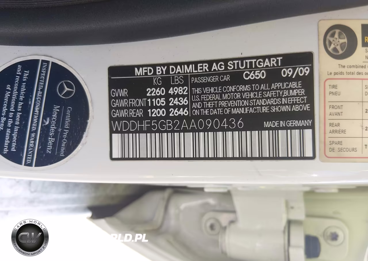 2010 Mercedes-Benz E 350 VIN:WDDHF5GB2AA090436 - 9
