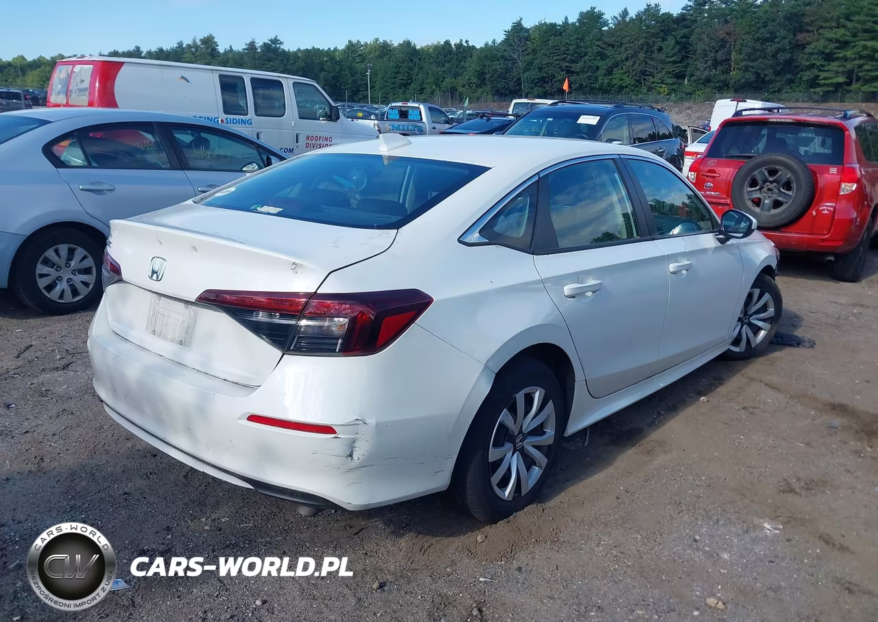 2025 Honda Civic Lx VIN:2HGFE2F21SH527111 - 4