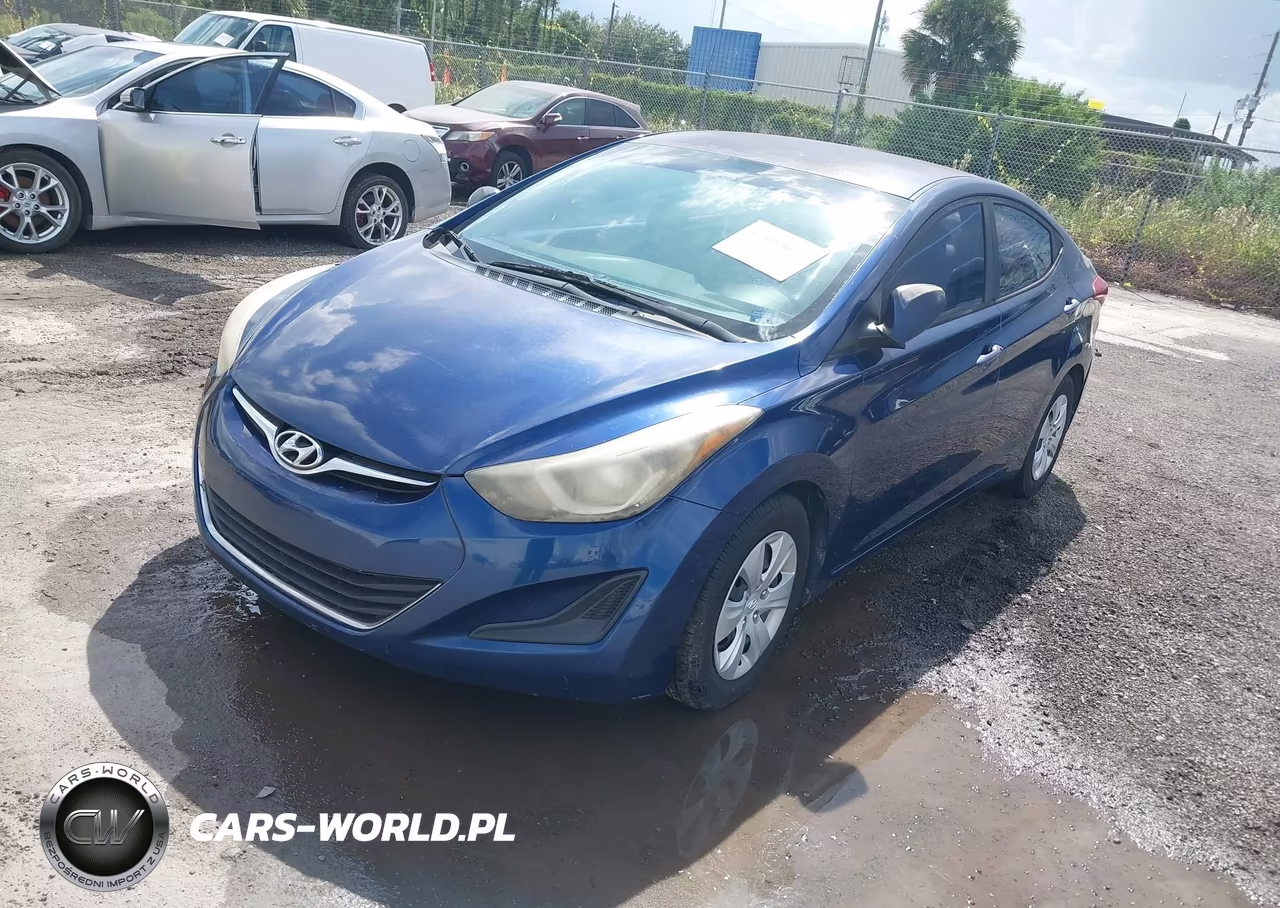 2016 Hyundai Elantra Se VIN:5NPDH4AE5GH677537 - 2